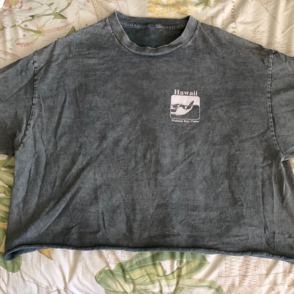 crop top hawaii shirt